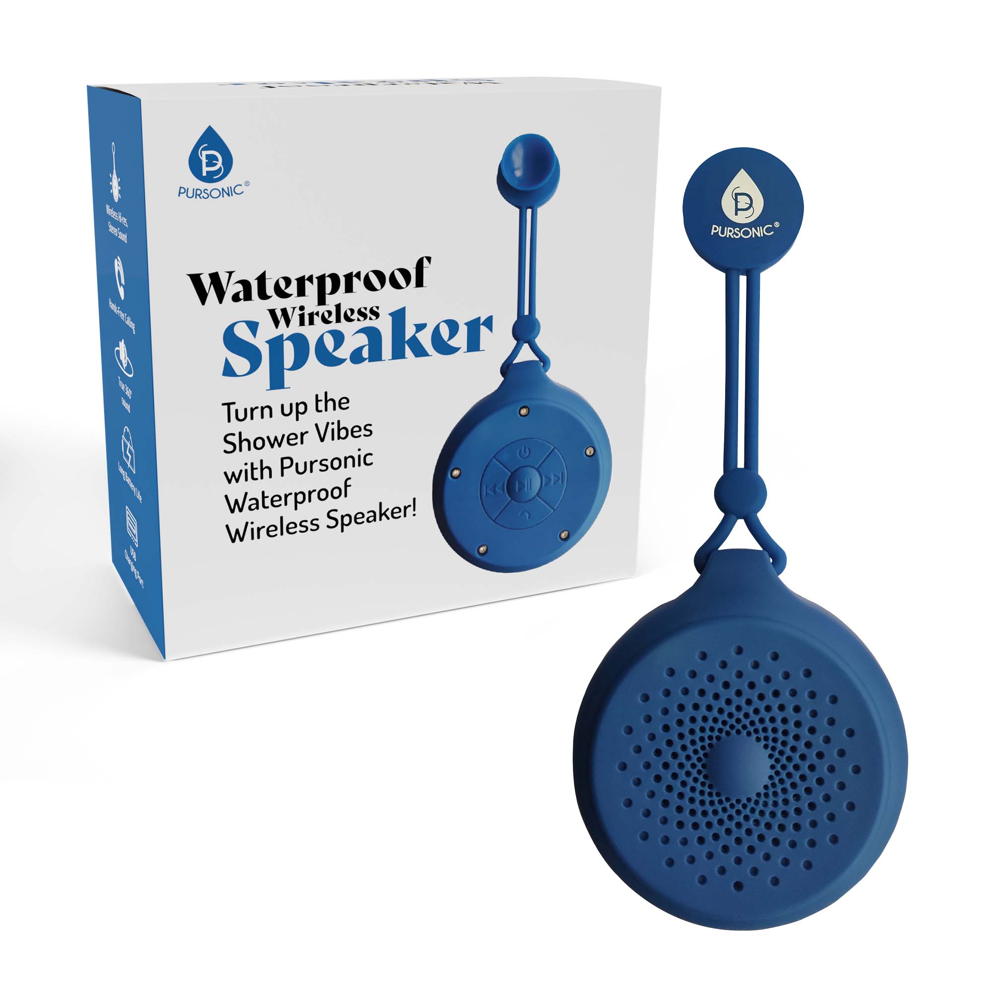 Our Collections​Waterproof Wireless Speaker – Portable Bluetooth Shower Speaker -Nexlevltech Nexlevltech