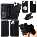 Casper Leather iPhone 15 Plus Wallet Case | Detachable MagSafe Compatible RFID Protection