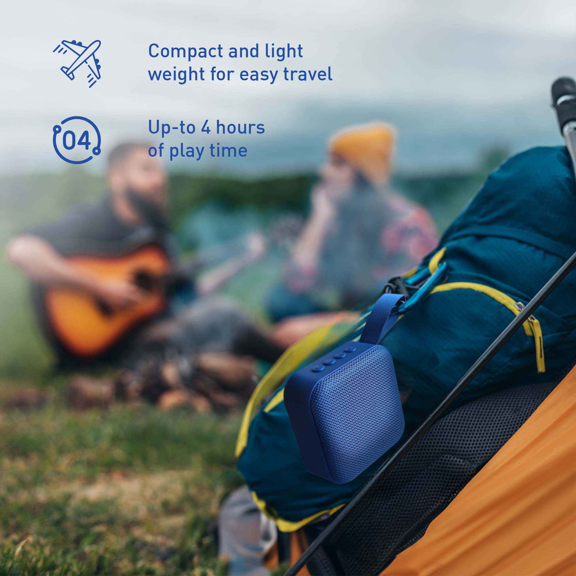 Pursonic Wireless Sound Duo – Portable & Peak Wireless Speakers for Immersive 360° Audio