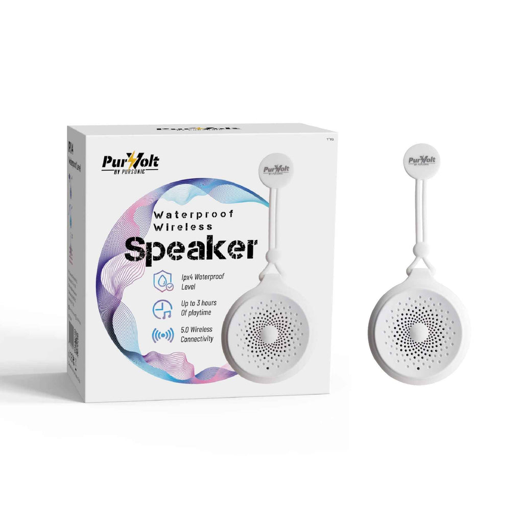 Waterproof Wireless Speaker – Portable Bluetooth Shower Speaker