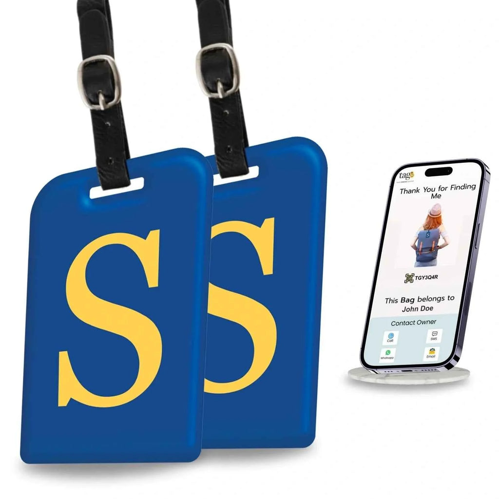 Initials Bag tag S [pack 2]