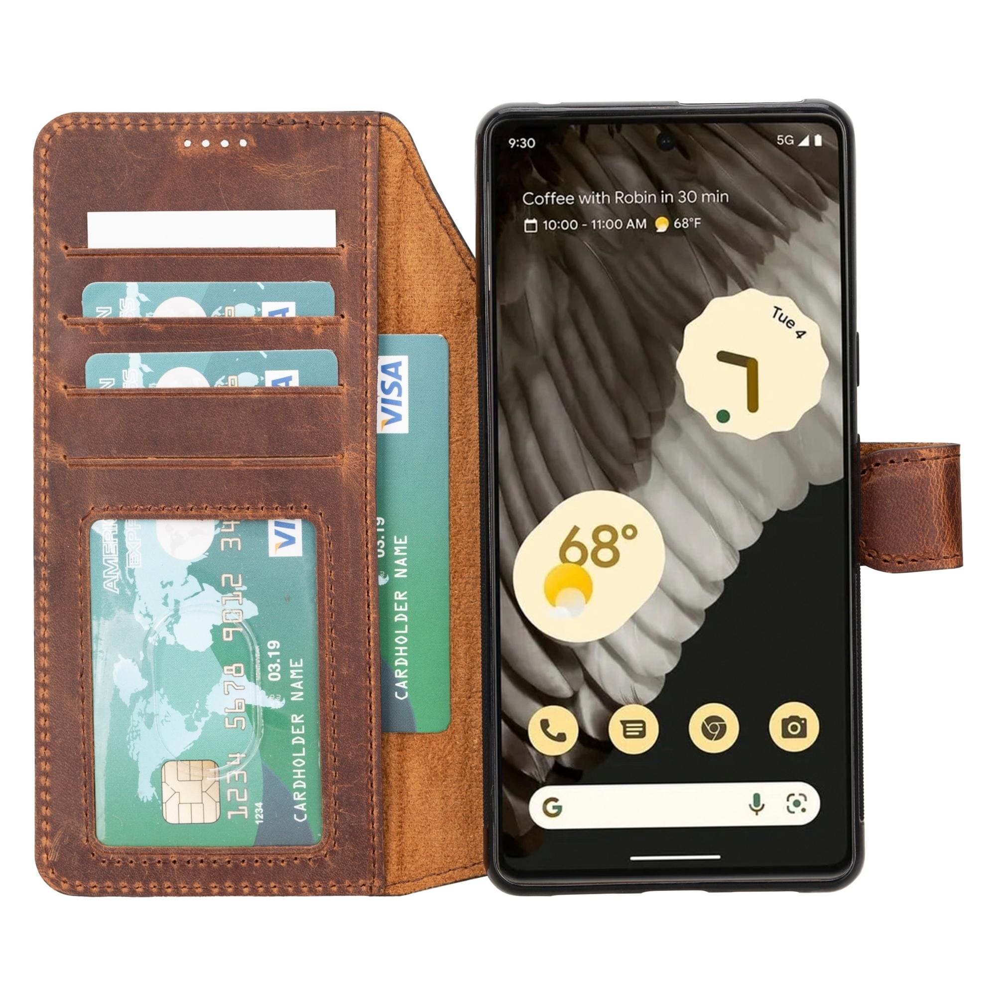 Sheridan Leather Detachable Wallet for Google Pixel 5 TORONATA